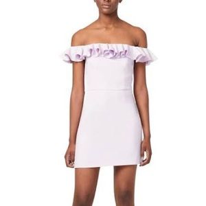 French Connection Off the Shoulder Ruffle Dress